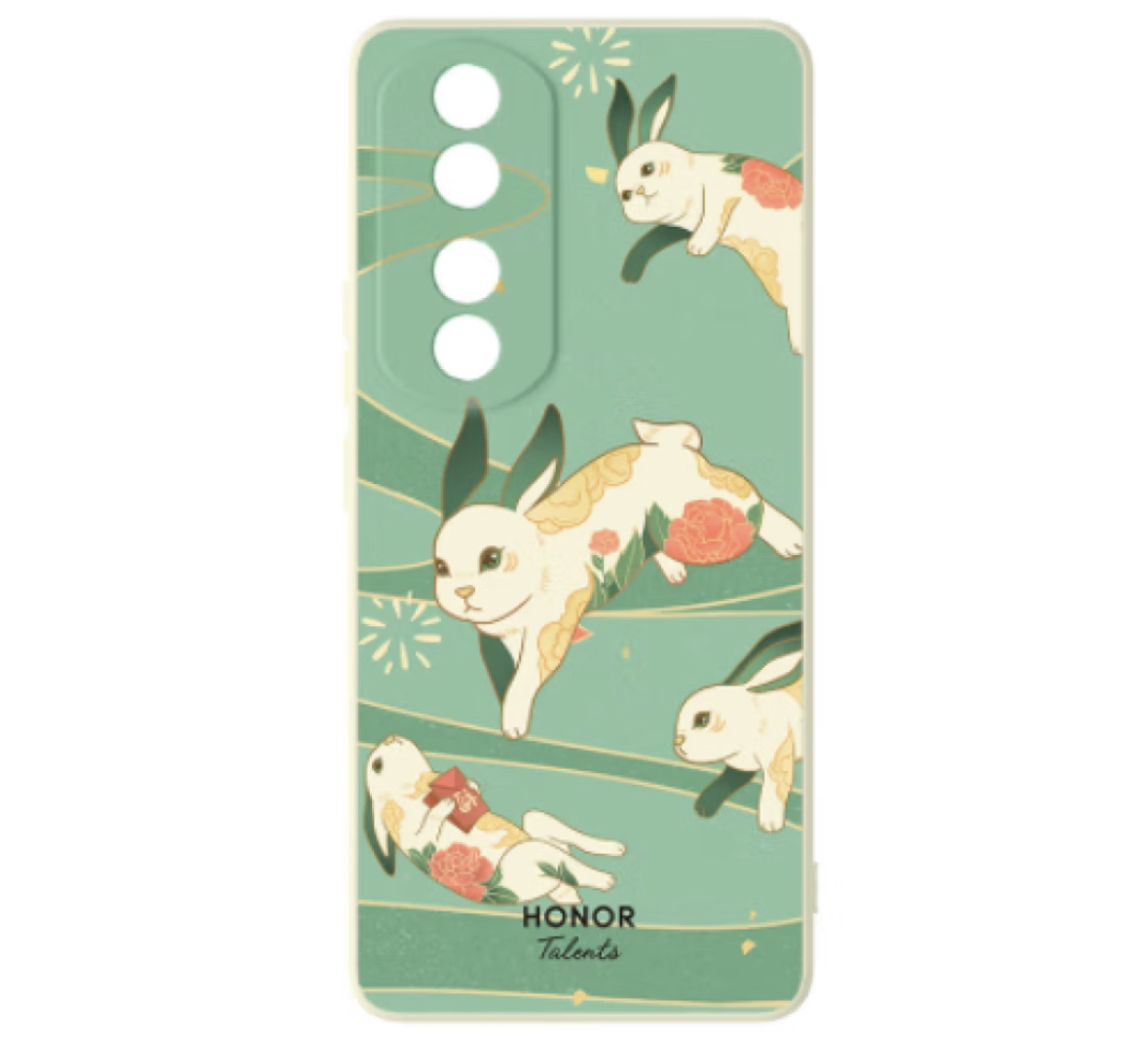 荣耀90pro原厂手机壳女款网红轻奢防摔液态个性电镀直边创意彩绘