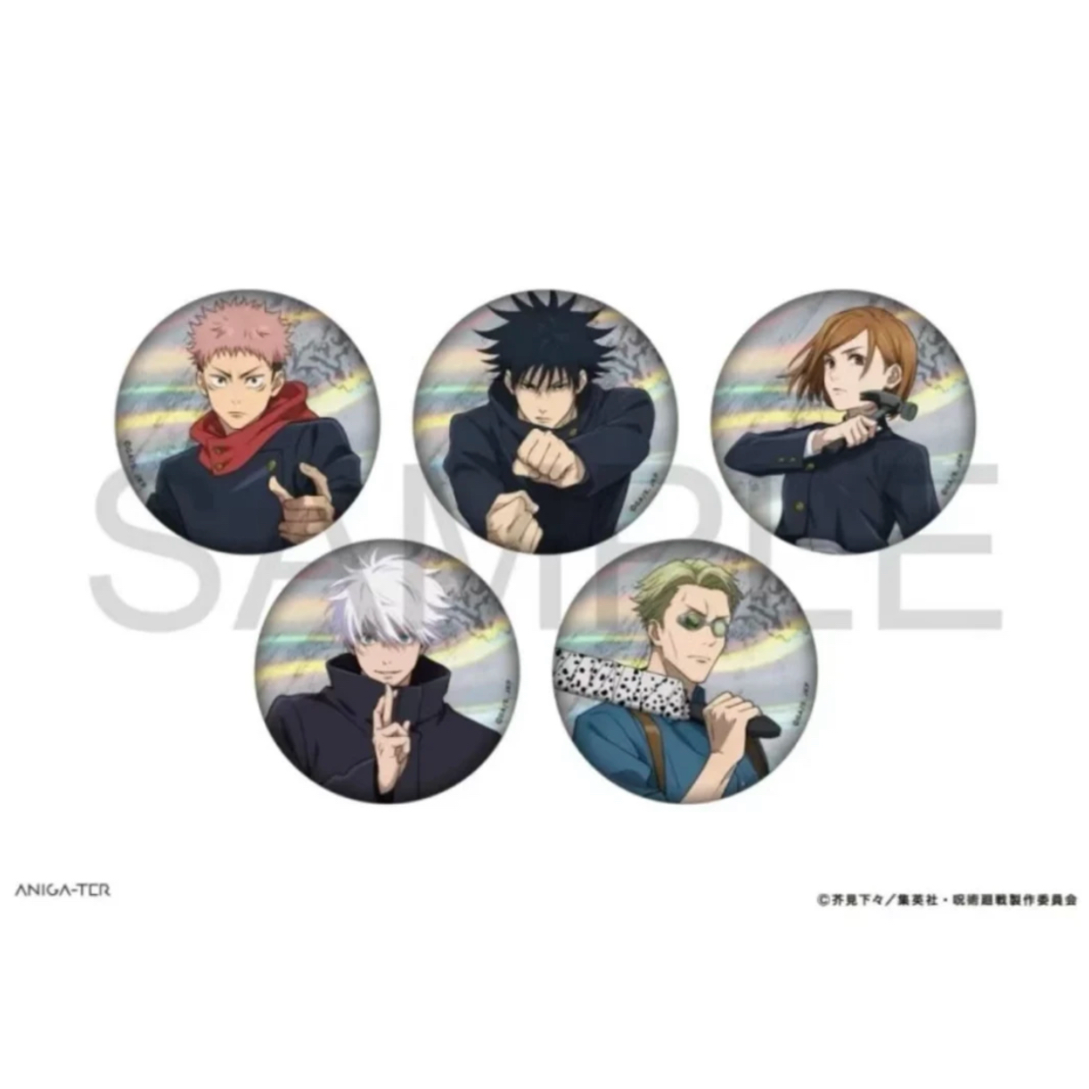 【Climax涉谷事变吧唧】 咒术回战  日谷  (全5款）盲盒 代拆