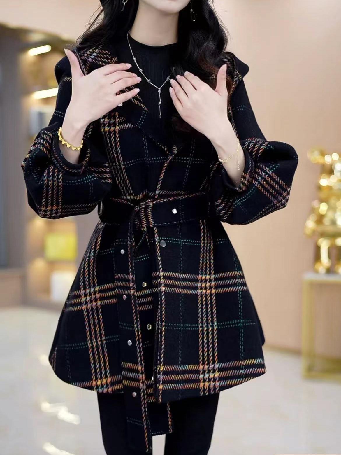 秋冬季新款优雅气质高档减龄收腰显瘦外套