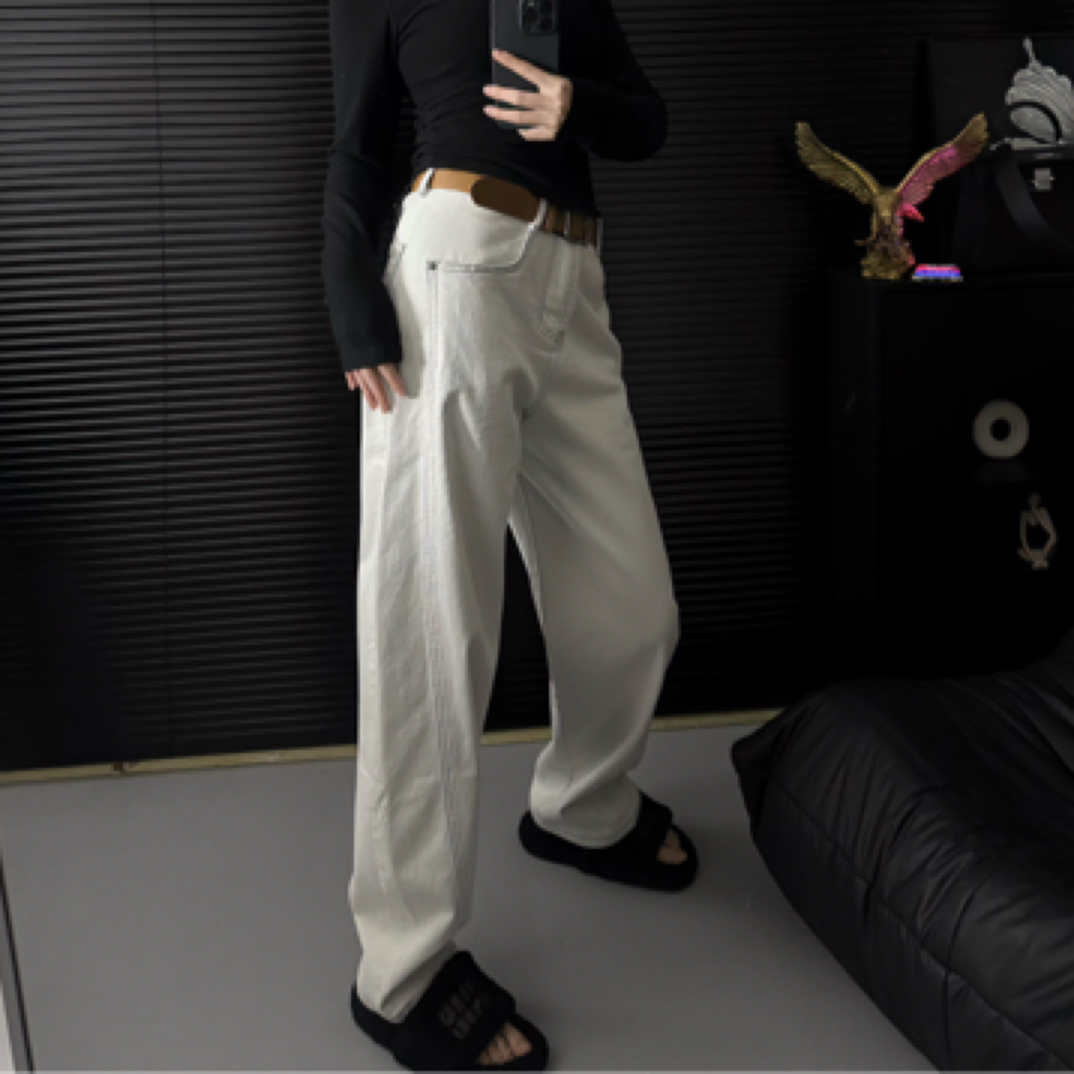 【dafa 】休闲宽松牛仔裤