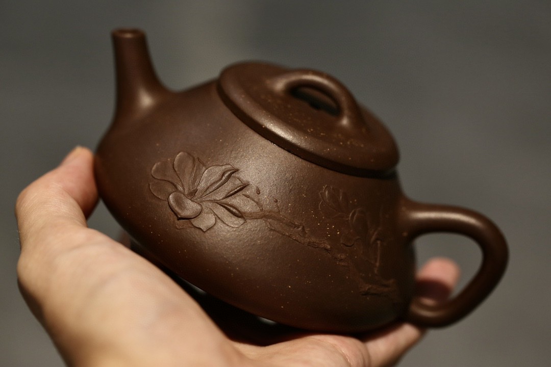 【任瓢】任子浩·160cc·紫泥     紫砂壶