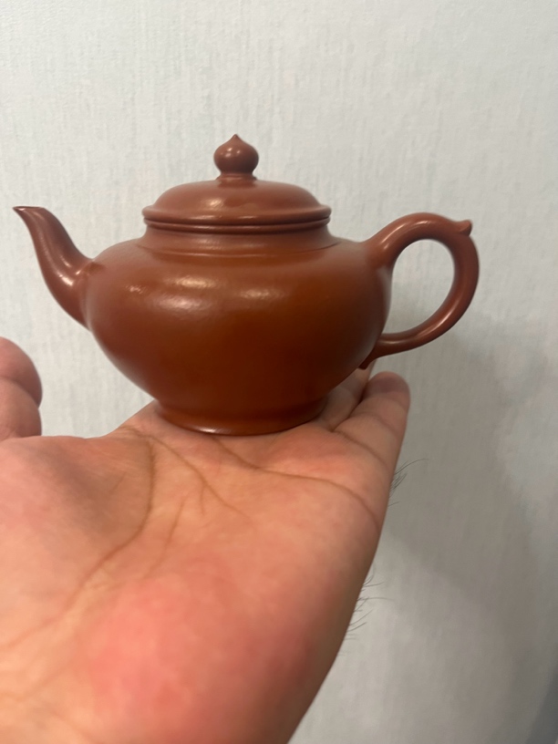 原矿紫砂笑樱壶手工制作180㏄小煤窑泥