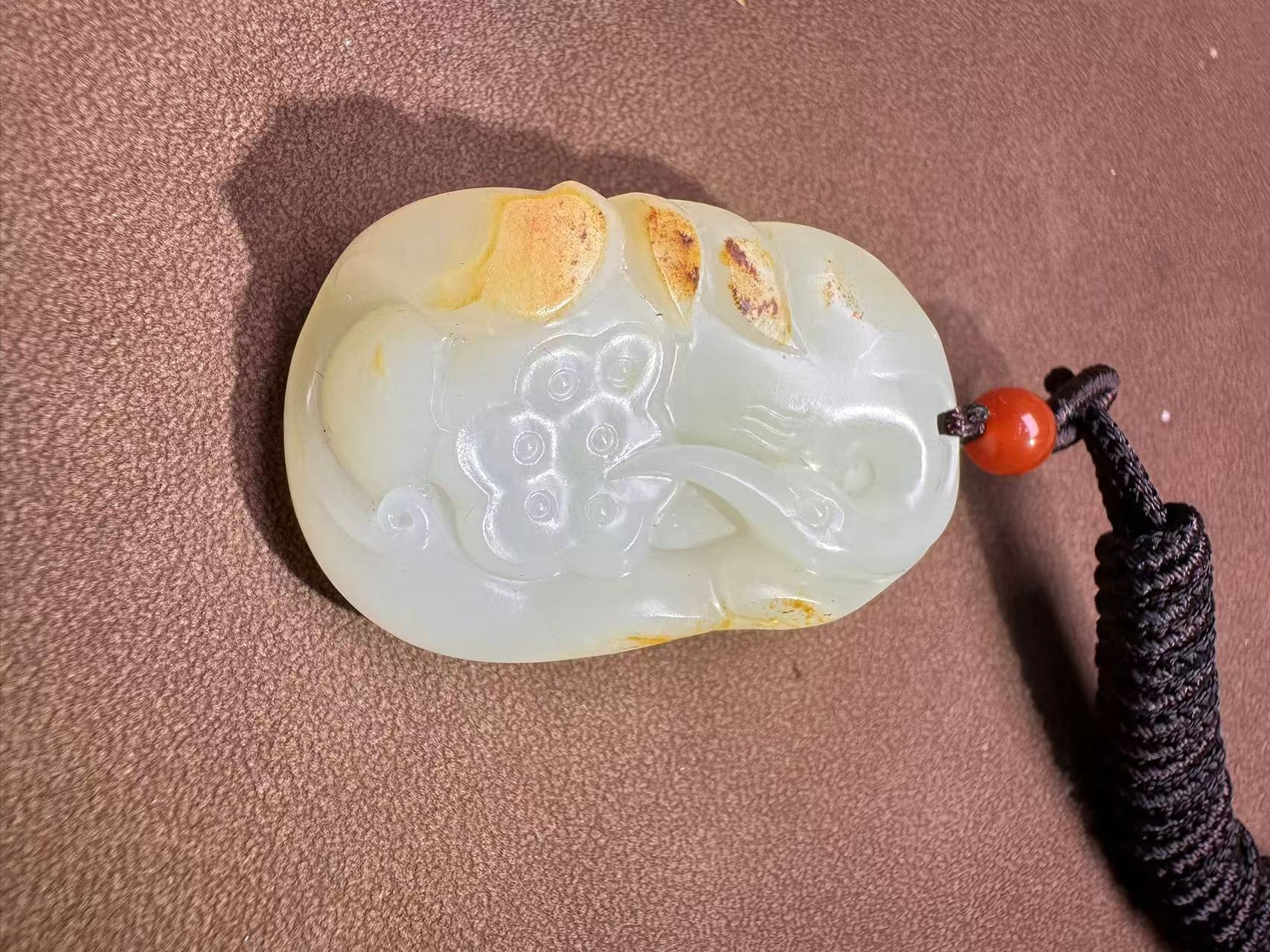 一路连科挂件精品，重24.9克