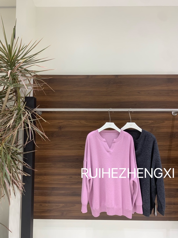 （no退换）｜瑞和正熙961316休闲V领时尚毛衣