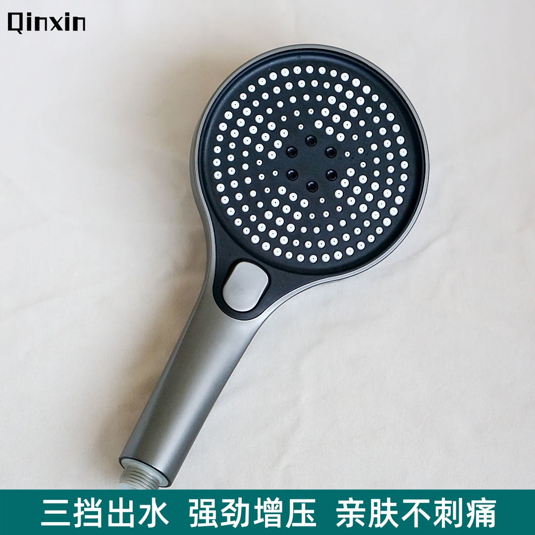 大面板增压花洒三挡喷头热水器单花洒淋浴套装粗孔莲蓬头浴霸套装