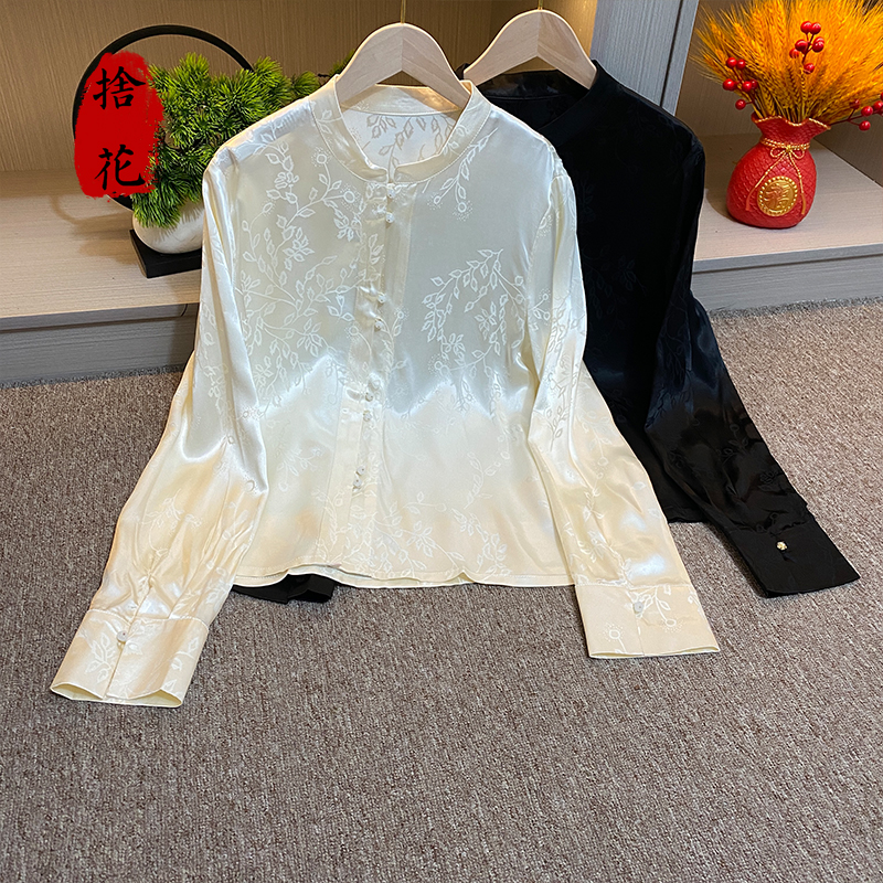 【雯娜】新中式中国风国潮时尚气质设计师版女装高级感气质上衣