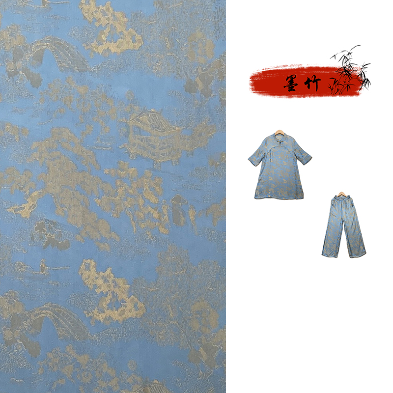 【凝湘】新中式中国风女装舒适轻柔气质透气高级感轻奢套装68052