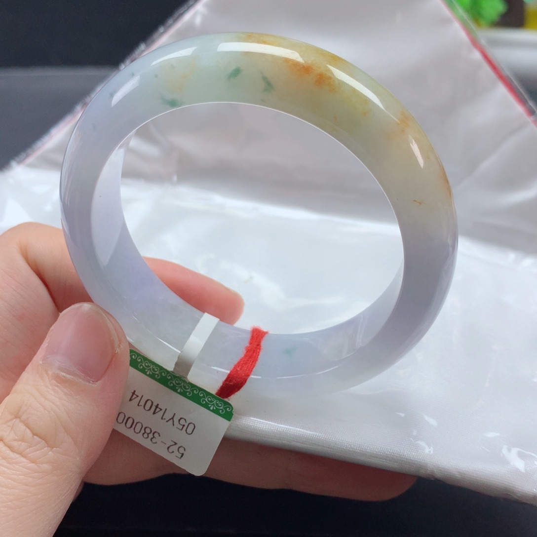 翡翠手镯未镶嵌52正