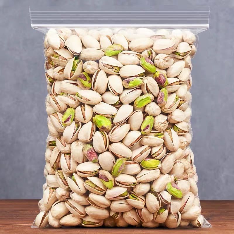 【新货特大开心果原色原味】袋装批发罐装散装原味休闲零食饱满酥脆