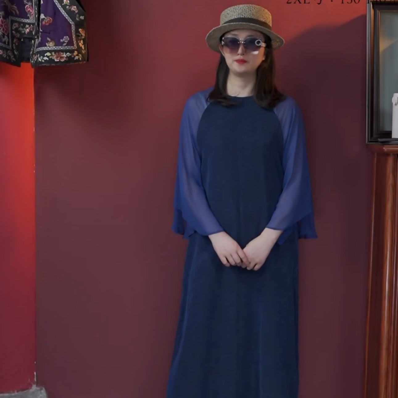 三一馆【蓝玲】蓝色连衣裙