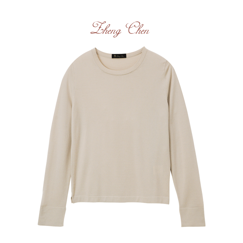 Zhengchen/正辰（高端黑标）13um国王羊毛打底衫 Y-M68502