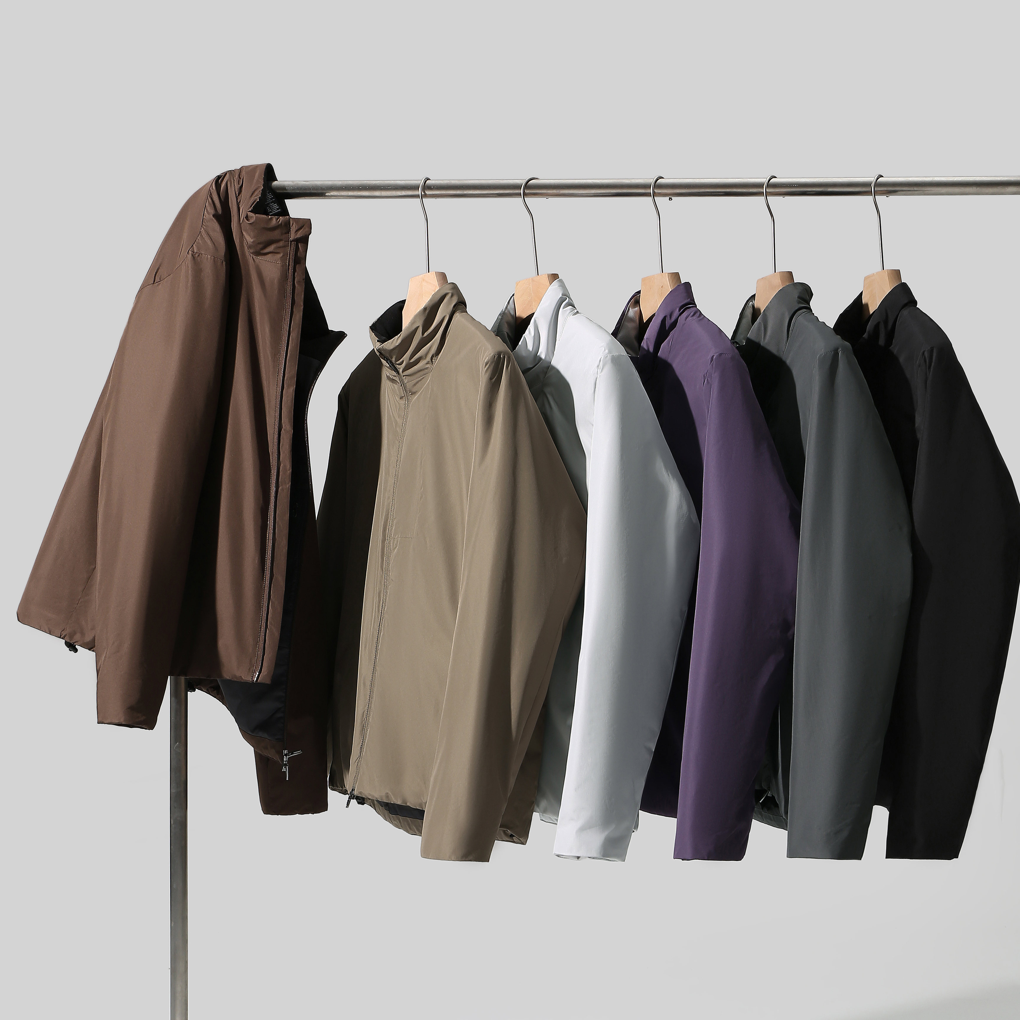 【都市新贵】SJ系列秋冬男士新款城市轻户外防风防泼水立领棉服