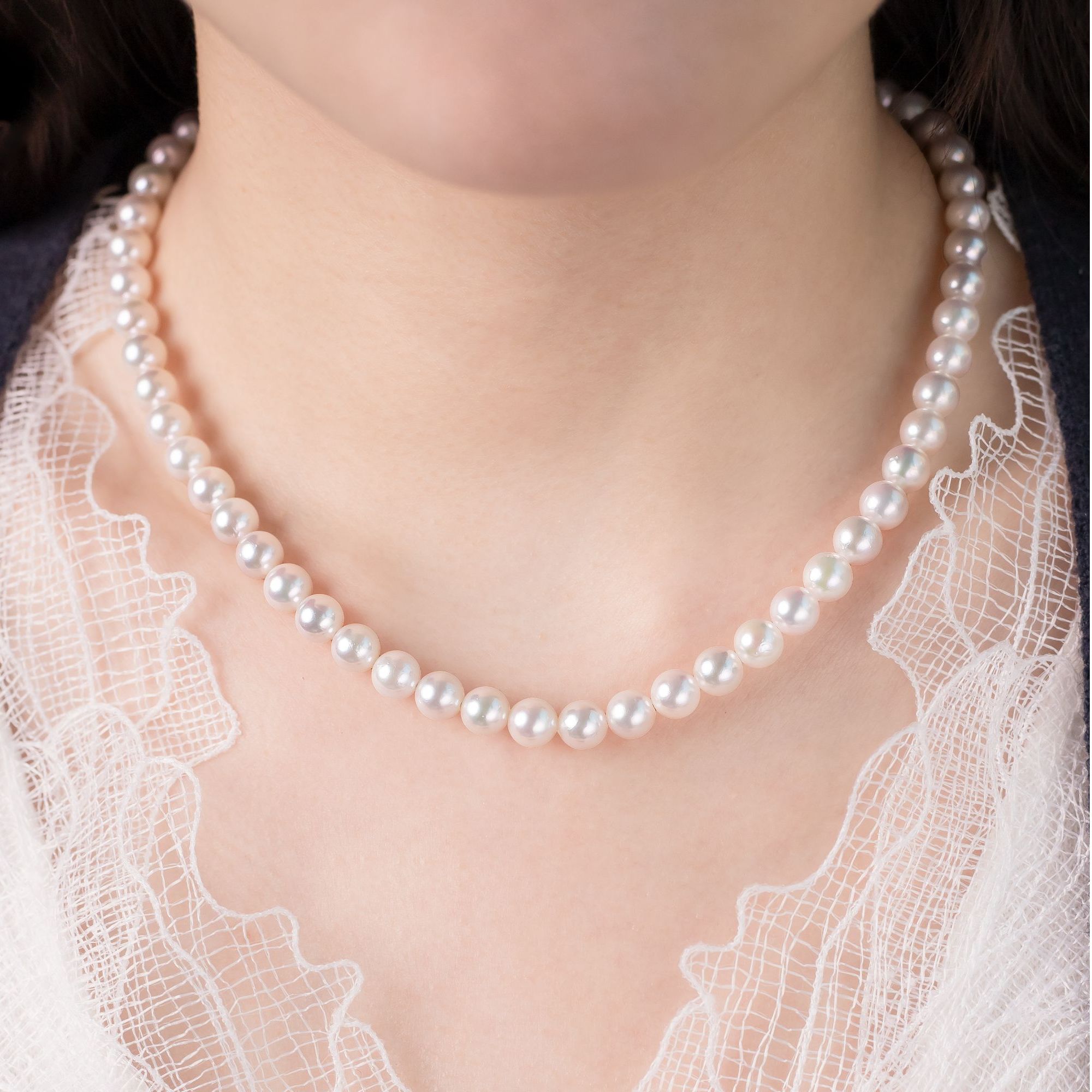 AKOYA【年终特供】海水akoya珍珠SP串链S925银6.5-7时尚百搭1221