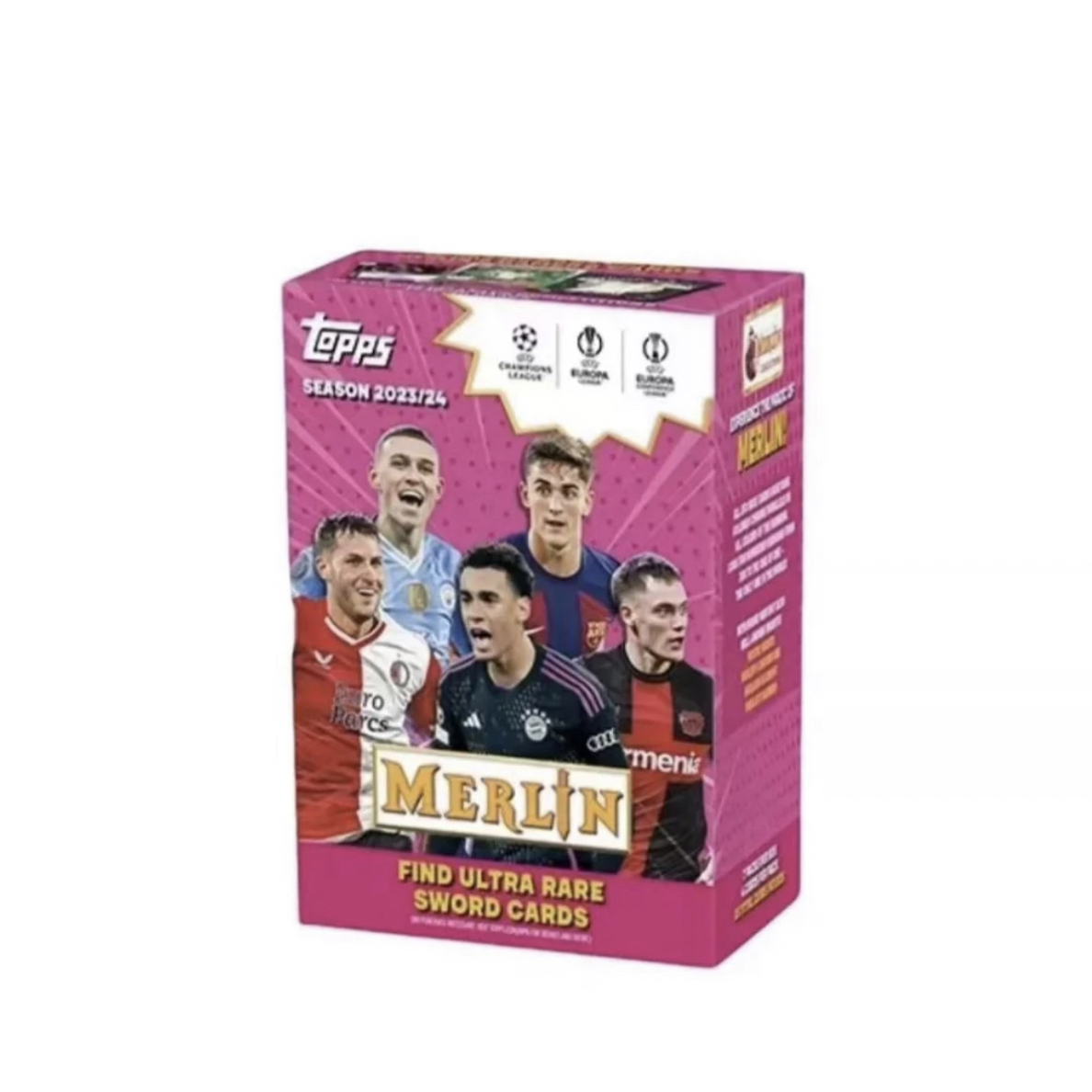 Topps 23-24 欧冠 merlin 梅林手雷球星卡盲盒