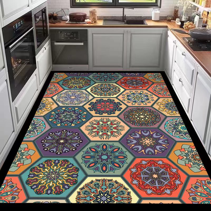 整铺厨房地垫吸水吸油耐磨耐脏脚垫入户门满铺卫生间门口垫子家用