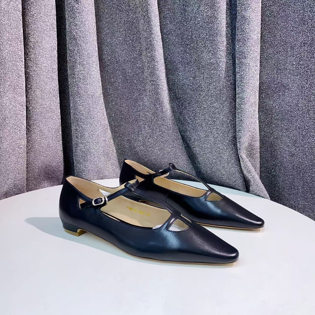 【表弟严选】C367 黑色  时尚气质舒适低跟尖头浅口女单鞋