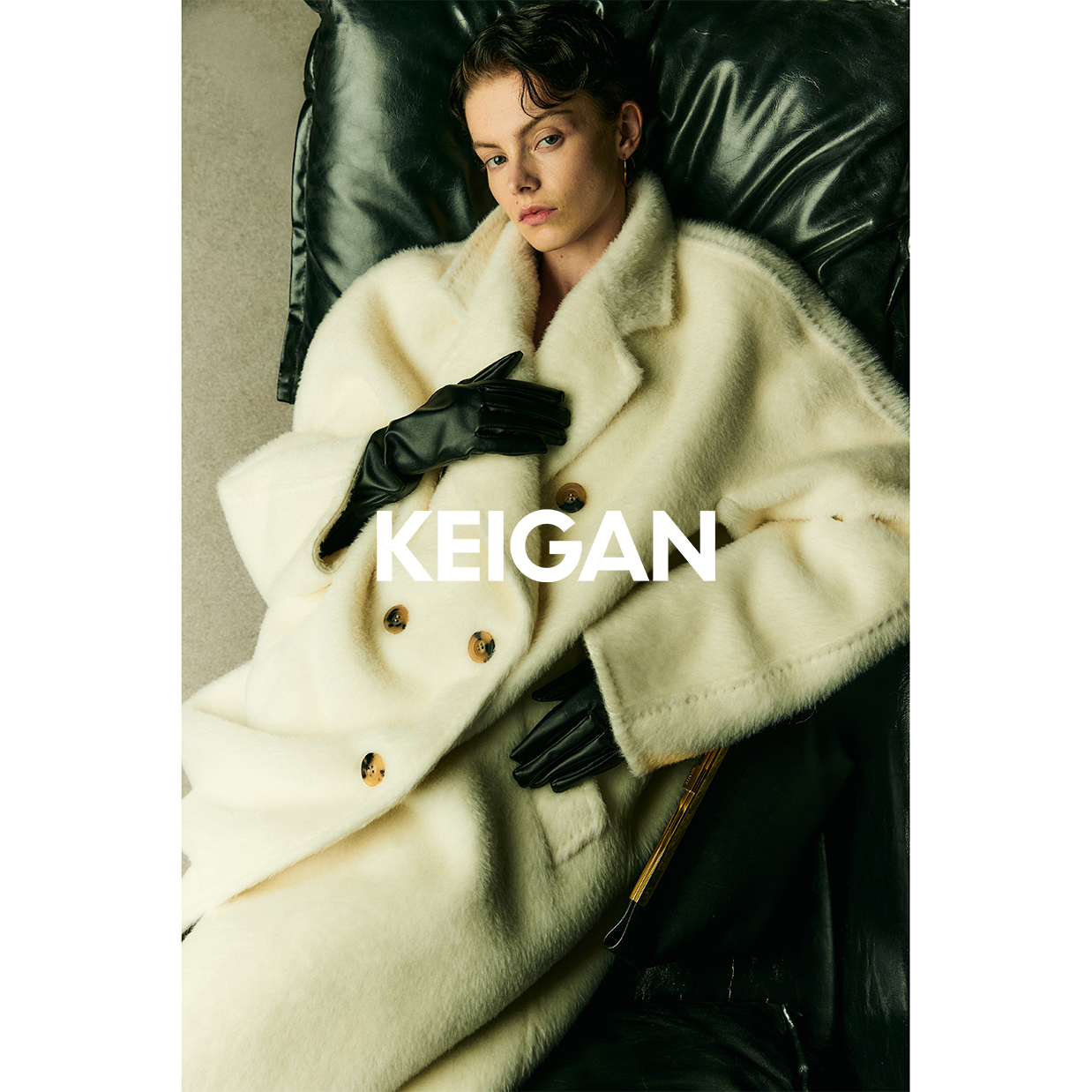 KEIGAN/开间秘鲁1OOALPACA羊驼苏力长毛皮草感经典1018O1大衣