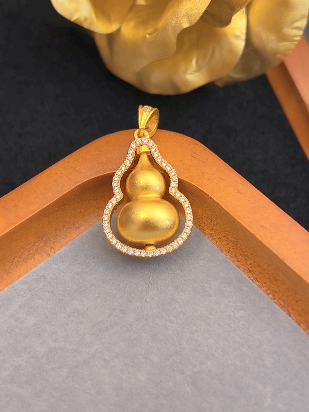 R吊坠 CUICAN金色葫芦吊坠R036