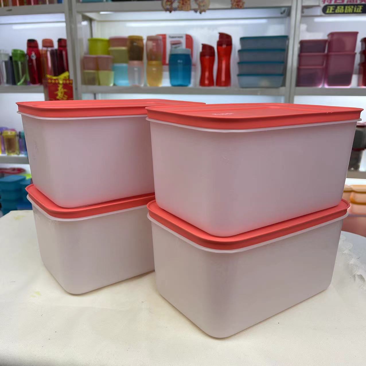 特百惠 雪影冷冻盒保鲜盒2.5升 冰箱冷冻冷藏密封蔬菜水果生鲜