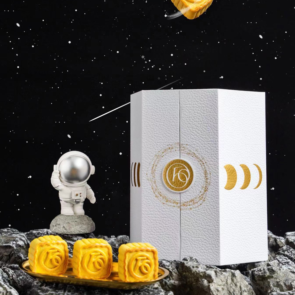 银海月饼星月银海凤梨月饼蛋黄莲蓉香橙月饼6个装50克中秋送礼