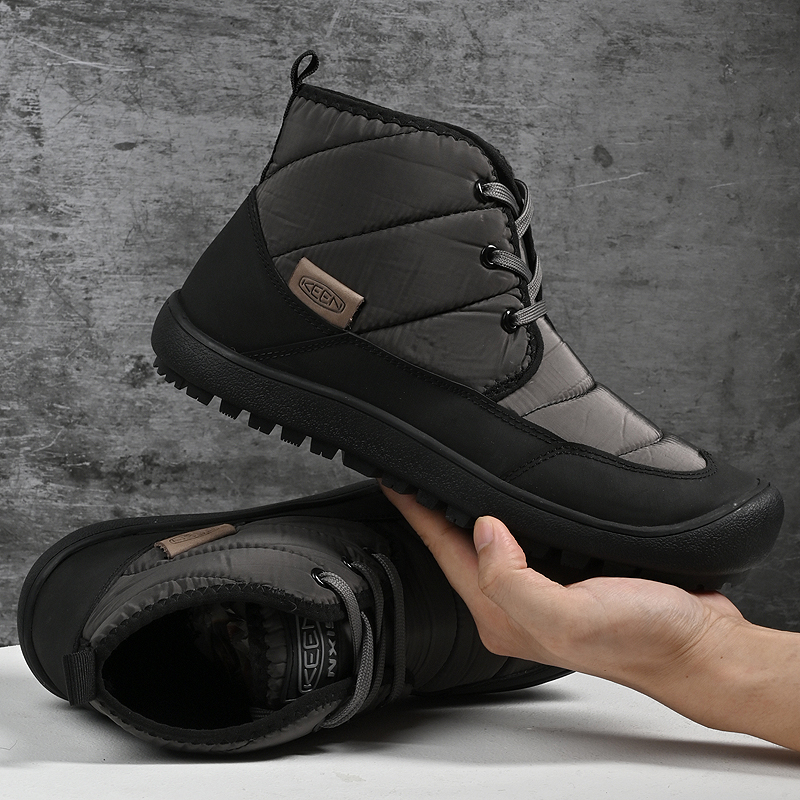 户外防水雪地靴防水雨布冬季登山爬山鞋徒步鞋 