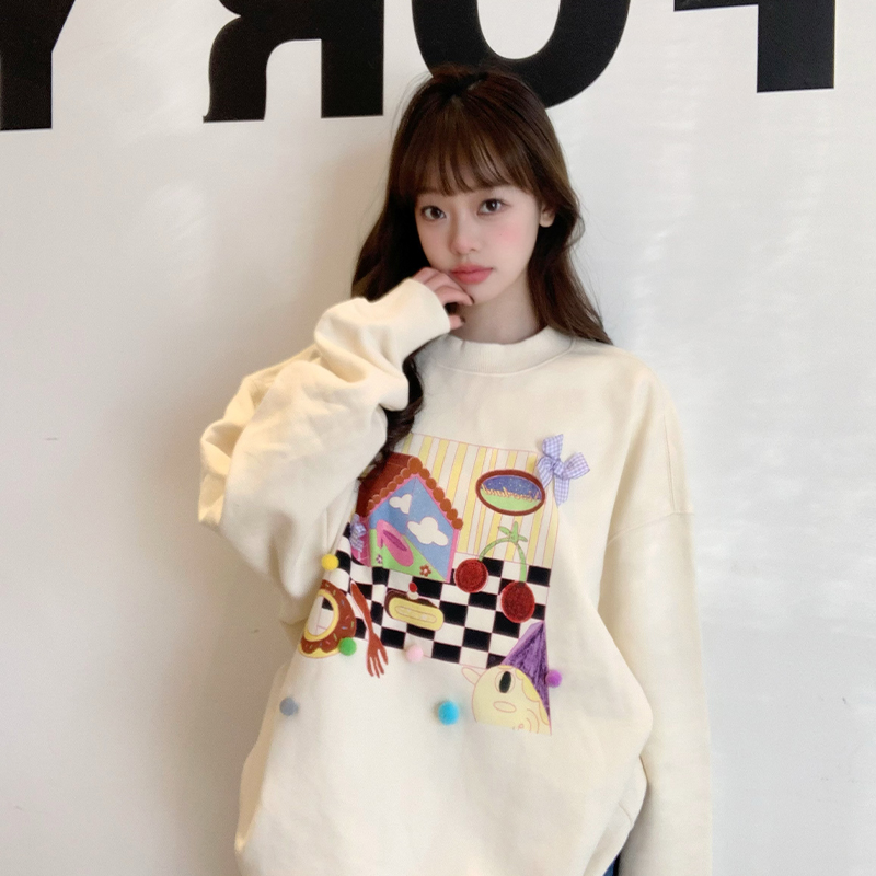 ERASER橡皮X闪闪unii联名限《圆梦仙子》系列圆领卫衣1234114045