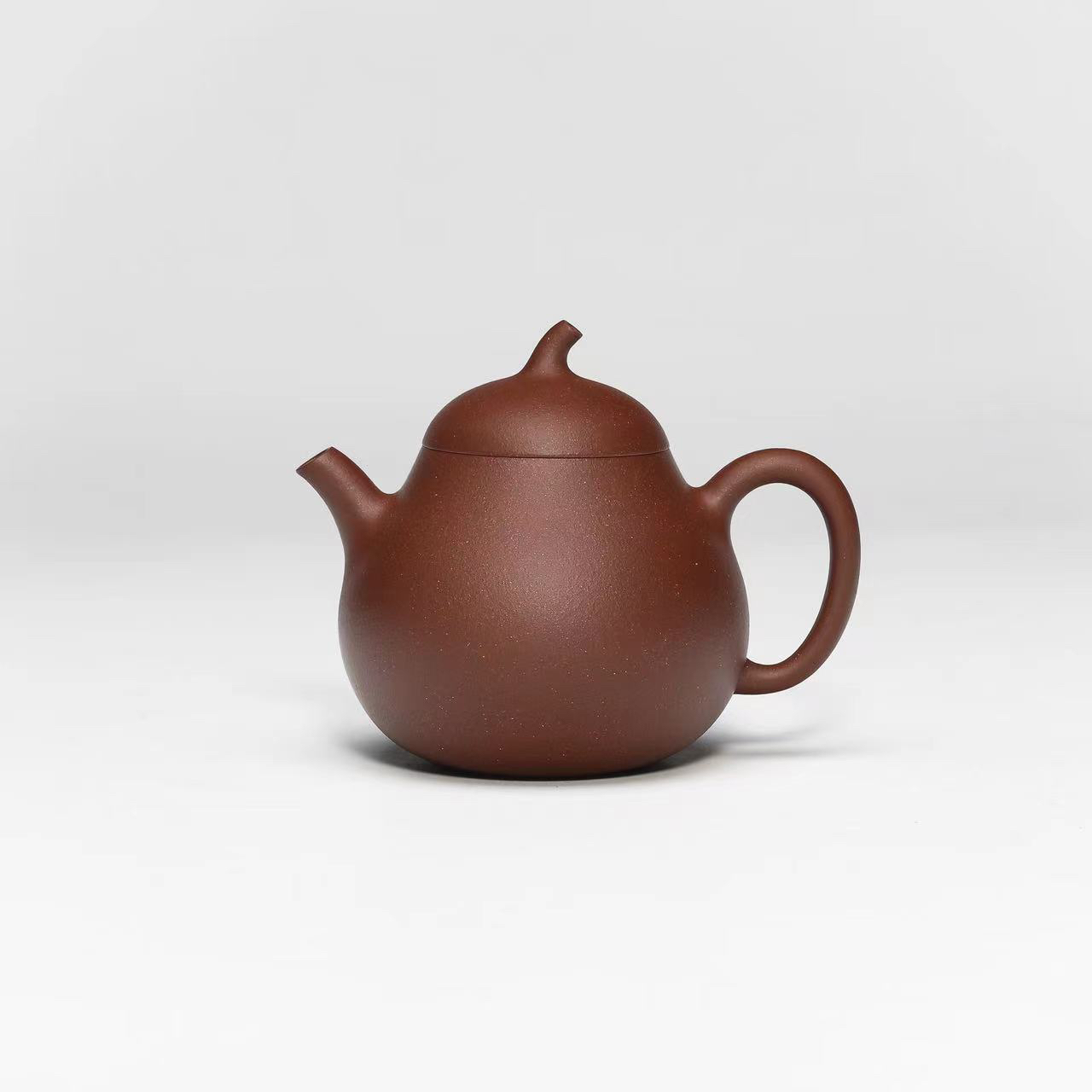 【茄瓜】原矿底槽清150C精工半手宜兴黄龙山原矿紫砂壶