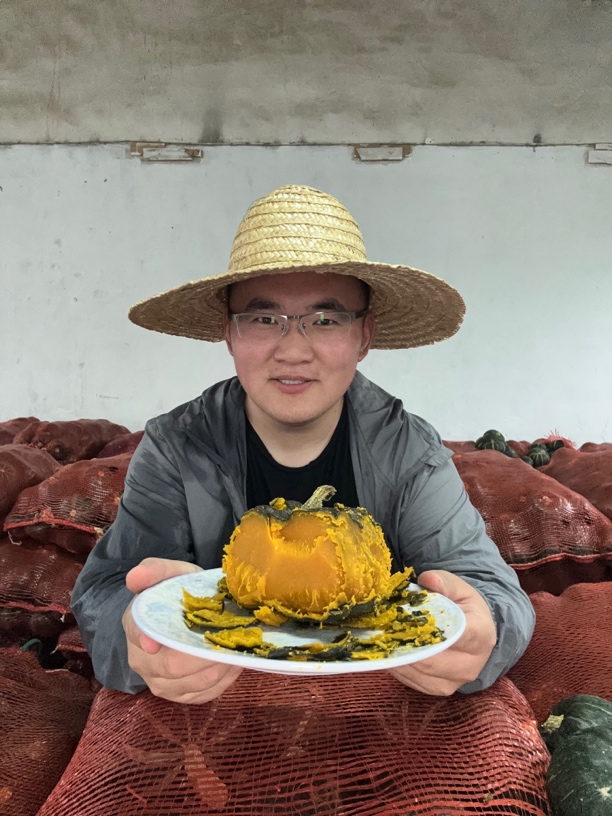 【中通】二级果惠和一号贝贝南瓜 表皮瑕疵丑陋畸形净重5斤 已糖化