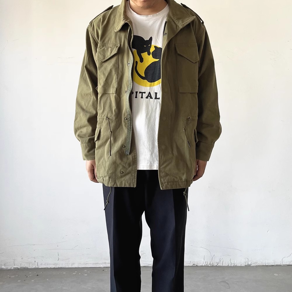 美式复古经典军事风M65水洗做旧工装外套作战夹克风衣男女潮 RRL