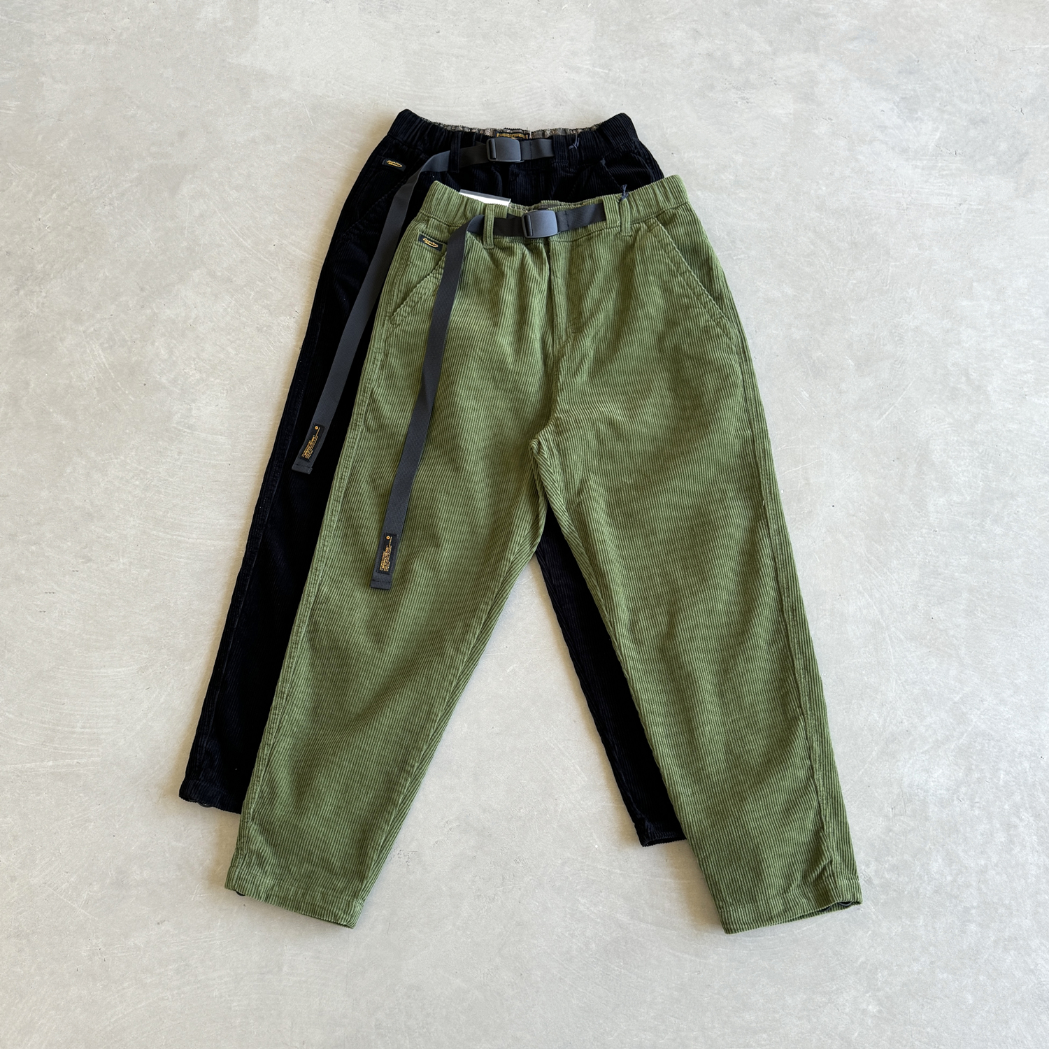 日系港风复古灯芯绒工装休闲裤宽松直筒束脚长裤子男潮秋冬新款