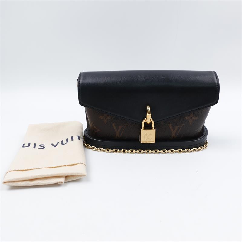 95新 LouisVuitton/路易威登 老花拼黑单肩包/T_ZY0000279029
