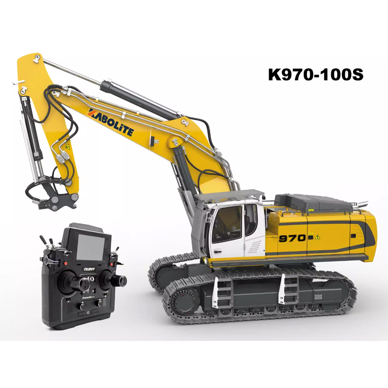 卡勃力特K970-100S遥控液压全金属挖掘机高端履带仿真工程模型RC