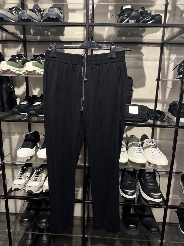 EMPORIO ARMANI 新款黑色休闲裤