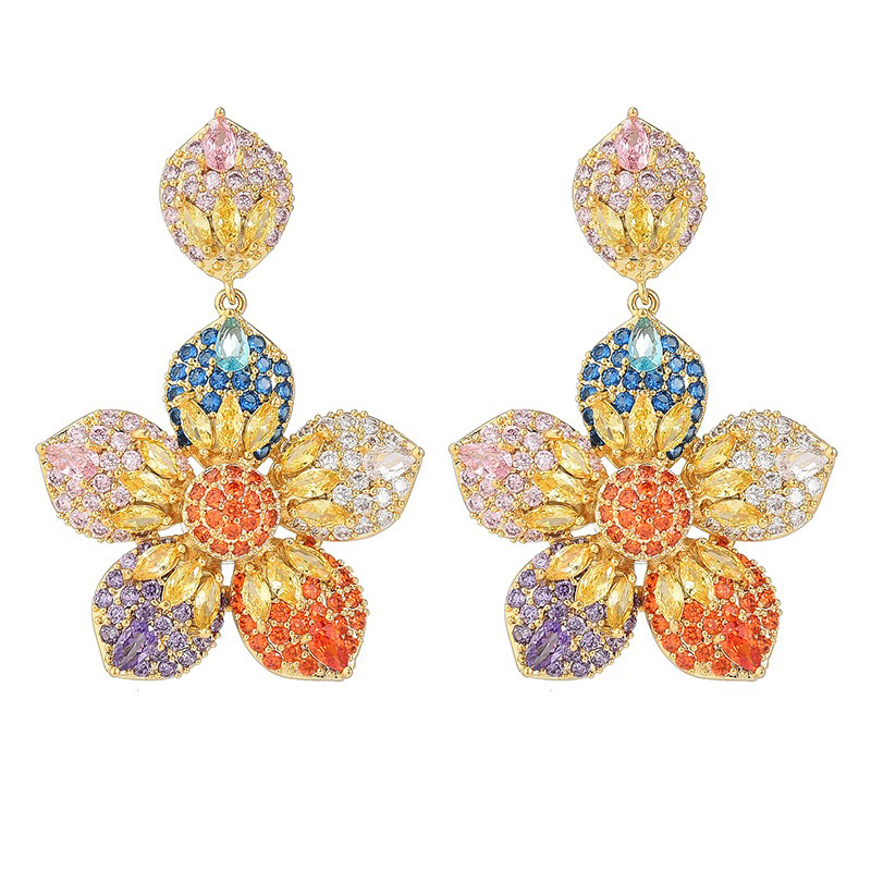 铜合金耳饰 法式耳钉饰品气质欧若小众风欧若智性风欧若精灵风