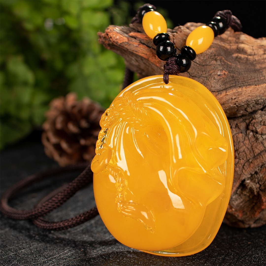 Z034鸡油黄色钱袋福袋经典百搭时尚饰品毛衣链配饰