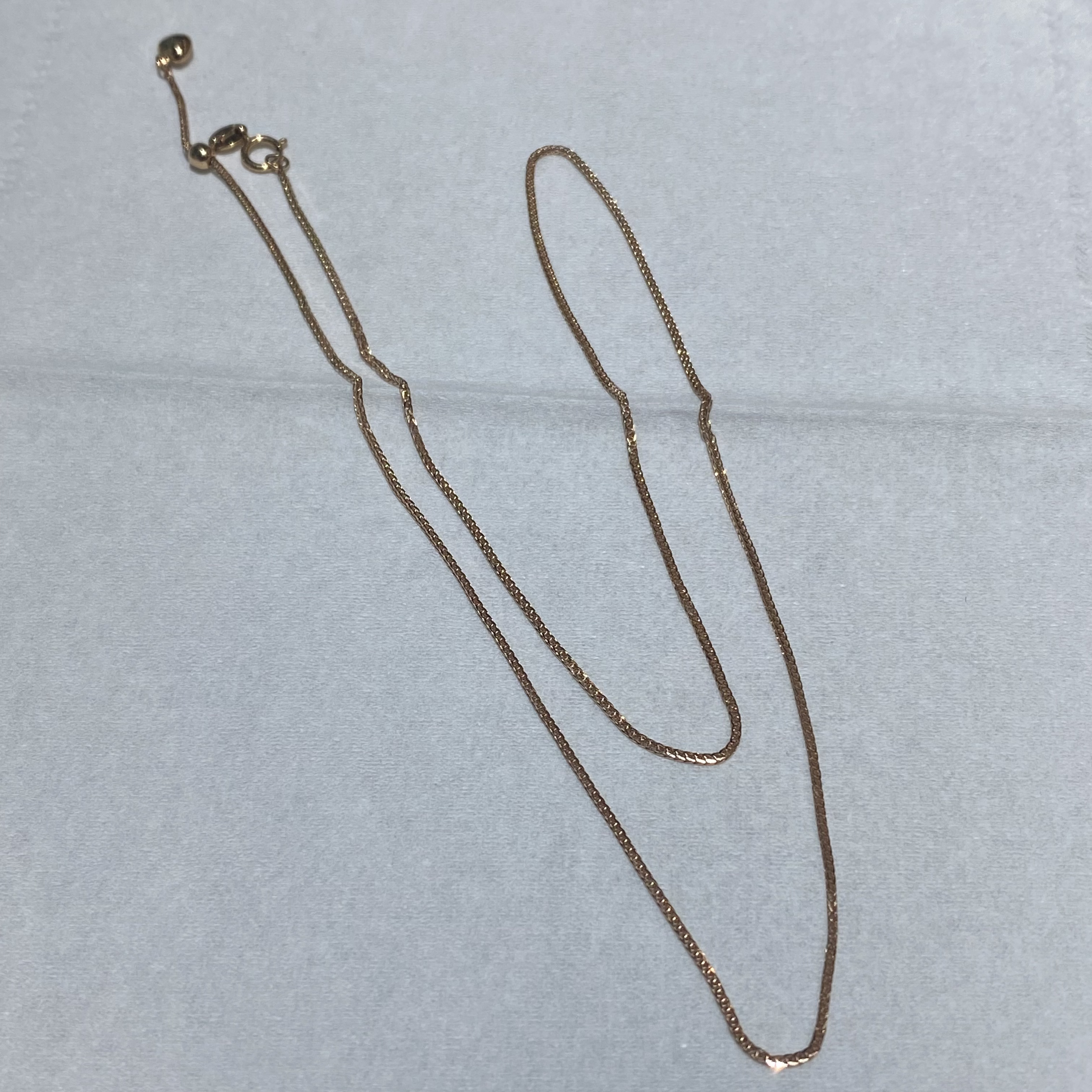 18k玫瑰金项链时尚经典百搭