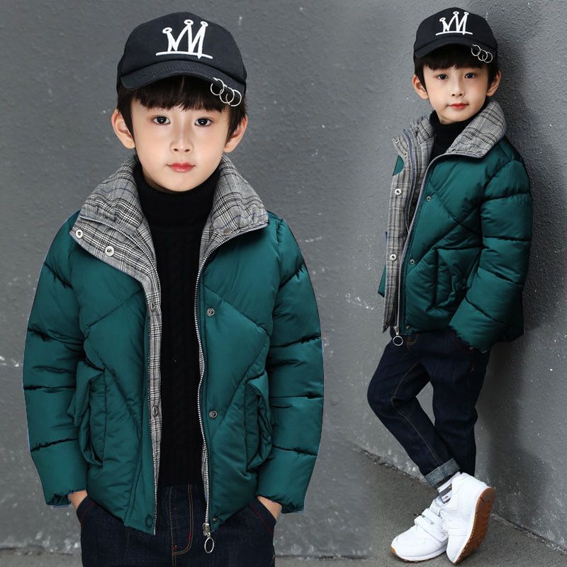 巴拉巴拉男童羽绒羽绒服2023冬季新款韩版儿童棉衣中大童秋冬装外