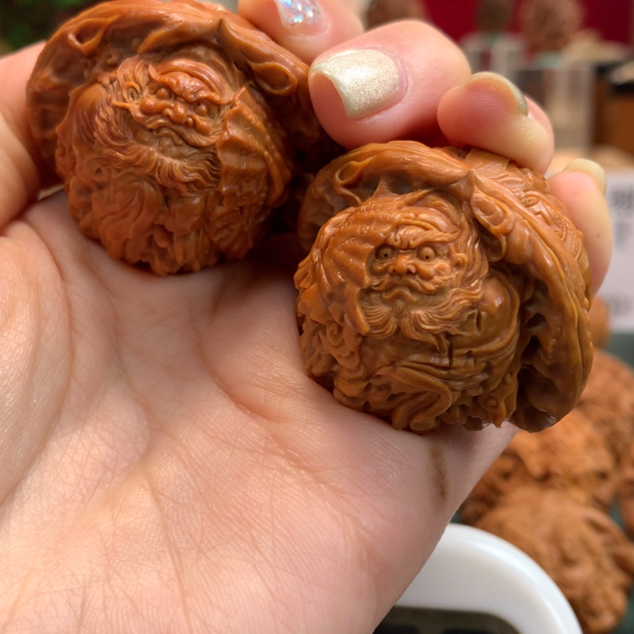 【闪购商品】文玩核桃把件知**樂a 1434