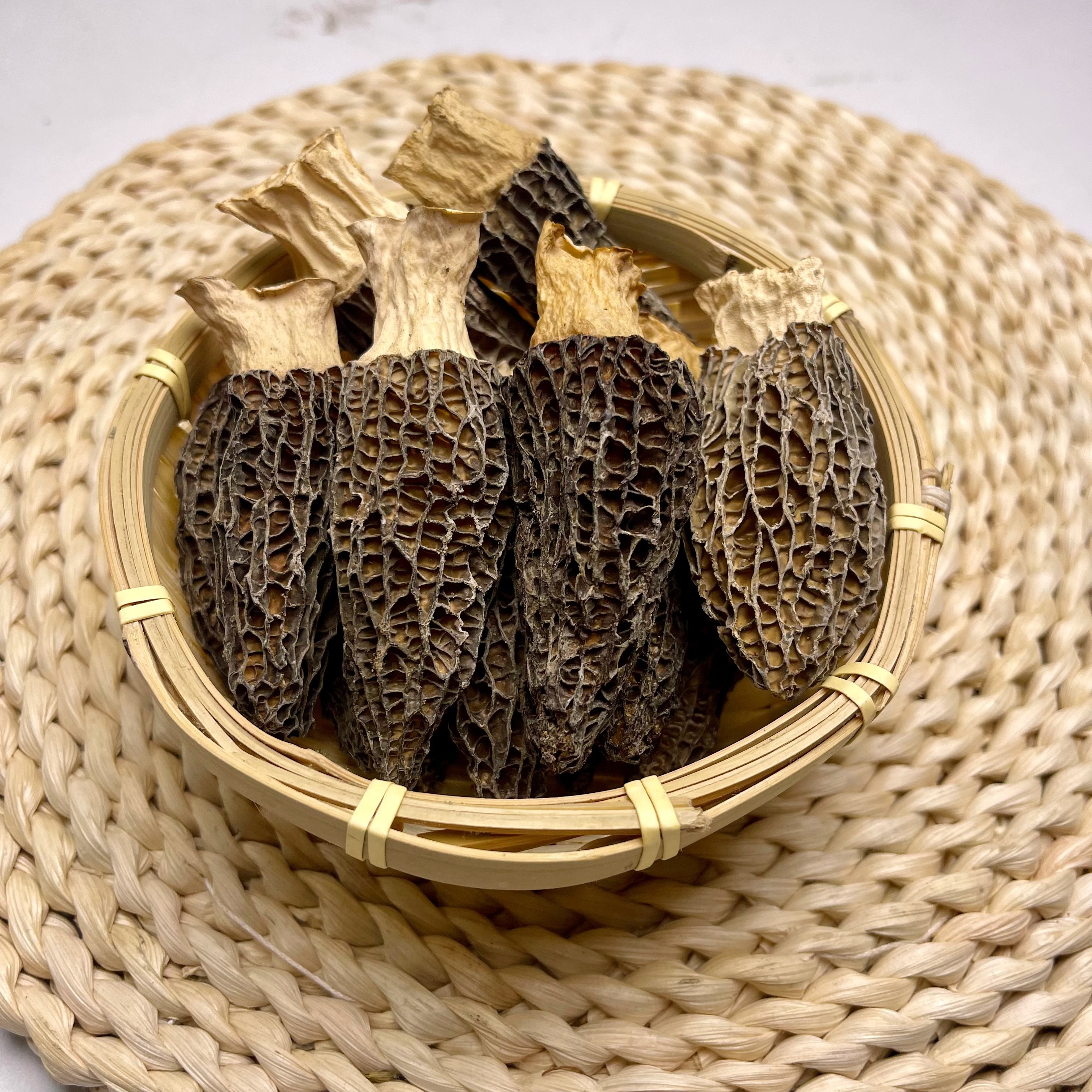 【羊肚菌】头茬4-7羊肚菌肥厚粗只纹路清晰爽脆美味适合煲汤