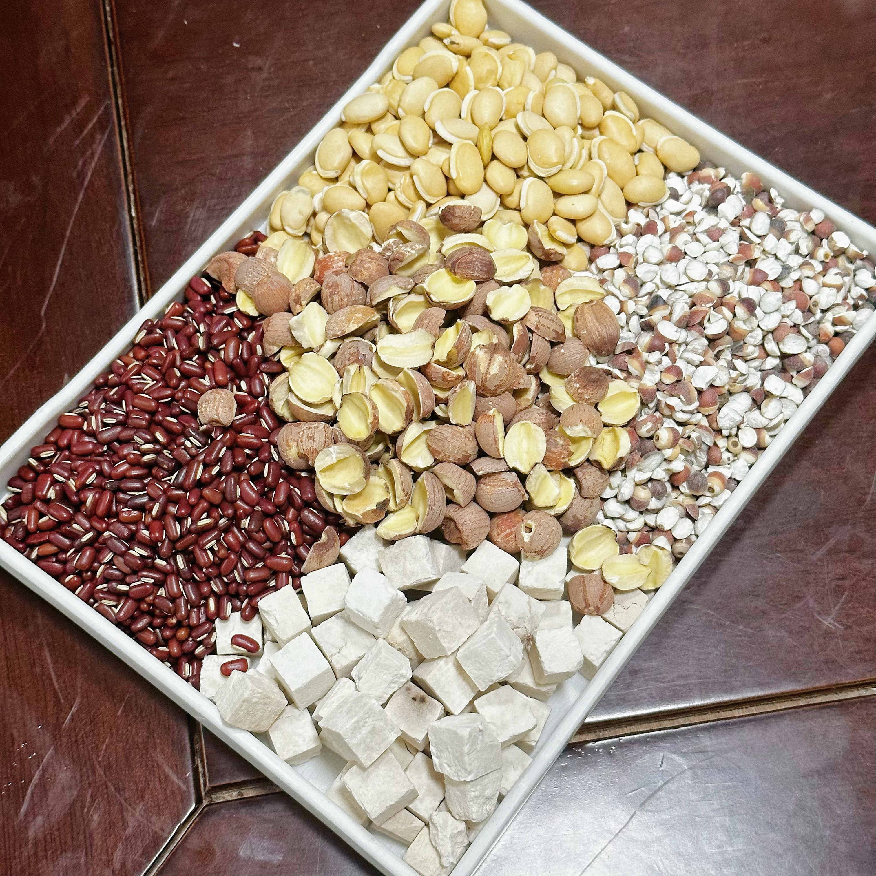 【五豆汤】广东汤包清润五豆白扁豆茯苓莲子芡实赤小豆 一斤7包