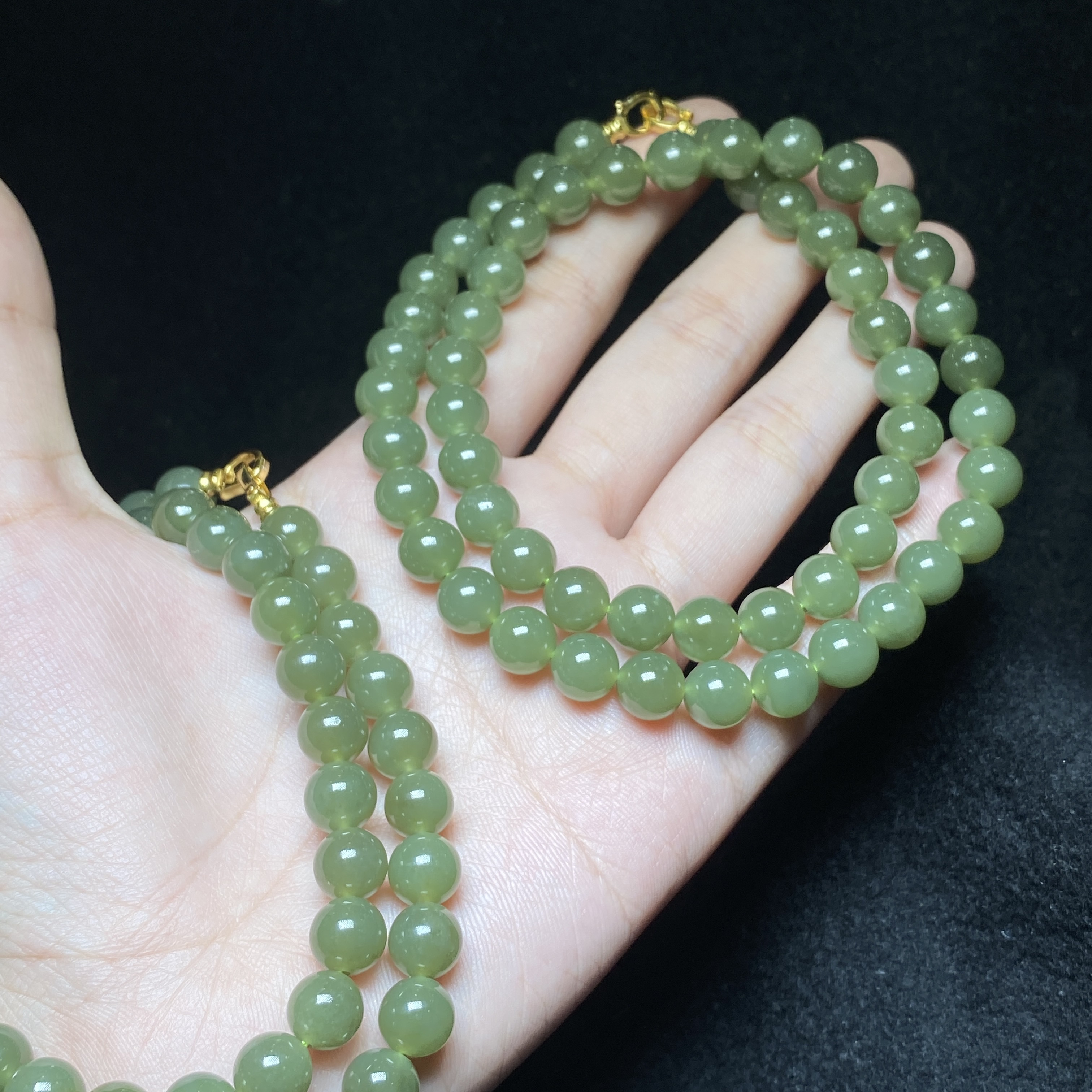 【小北好物】和田玉项链 QH54X116【多样性发一件】约8mm