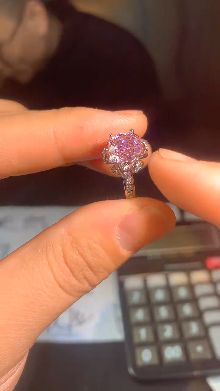 【闪购商品】卡家花苞戒2ct