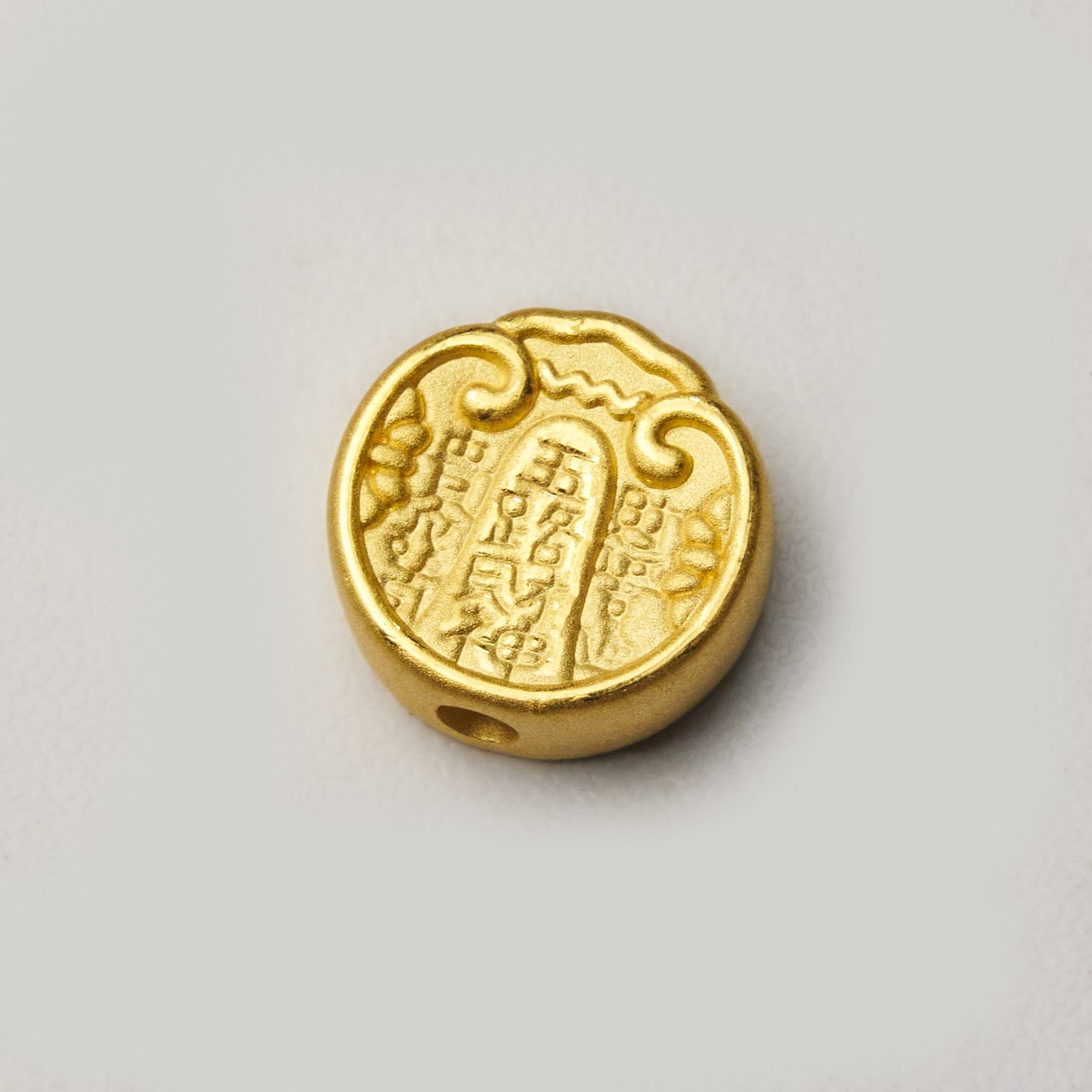 【金展珠宝】足金 五路财神 转运珠