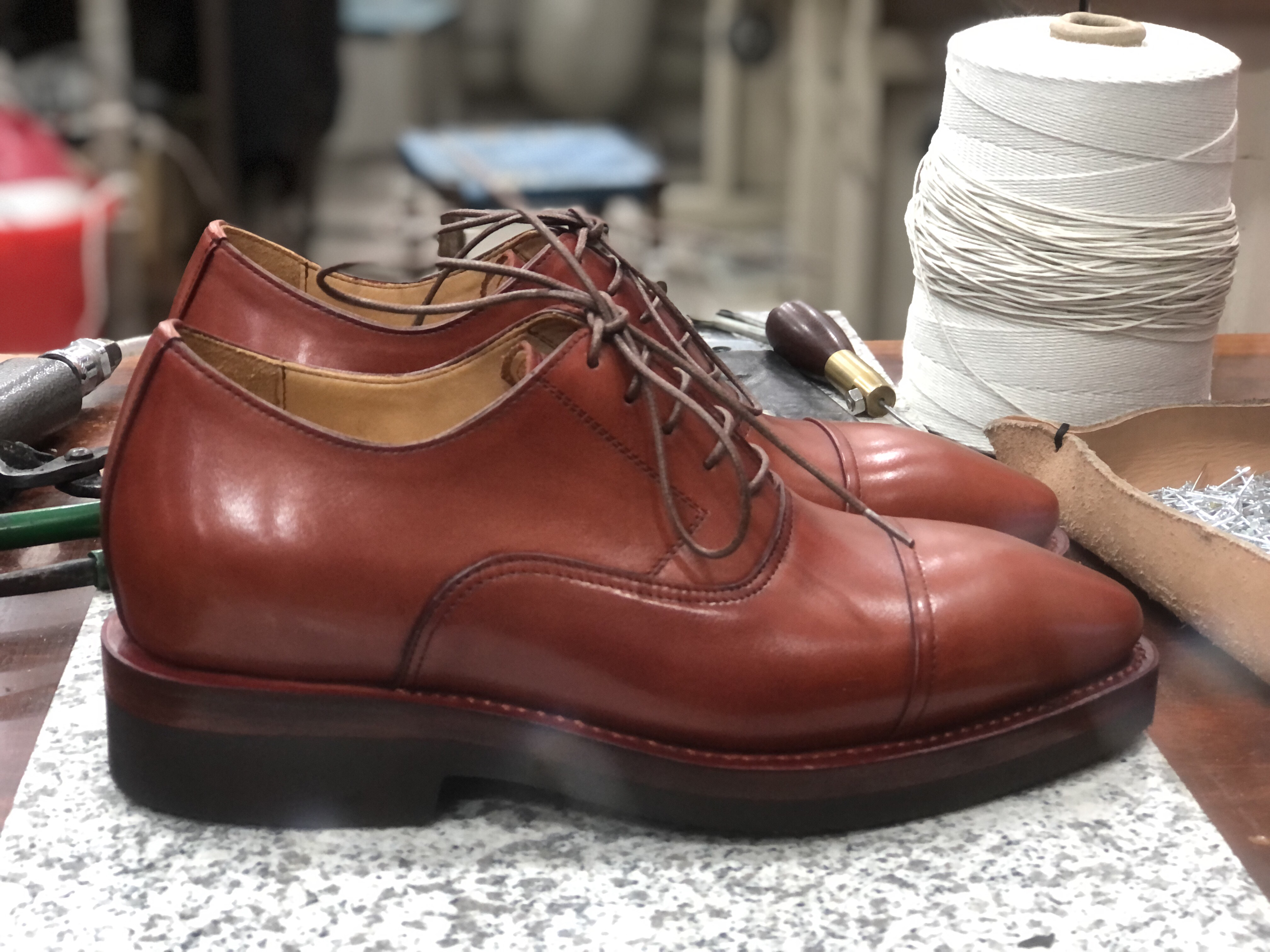 单鞋休闲固特异英伦风低帮纯手工擦色经典牛津鞋系带