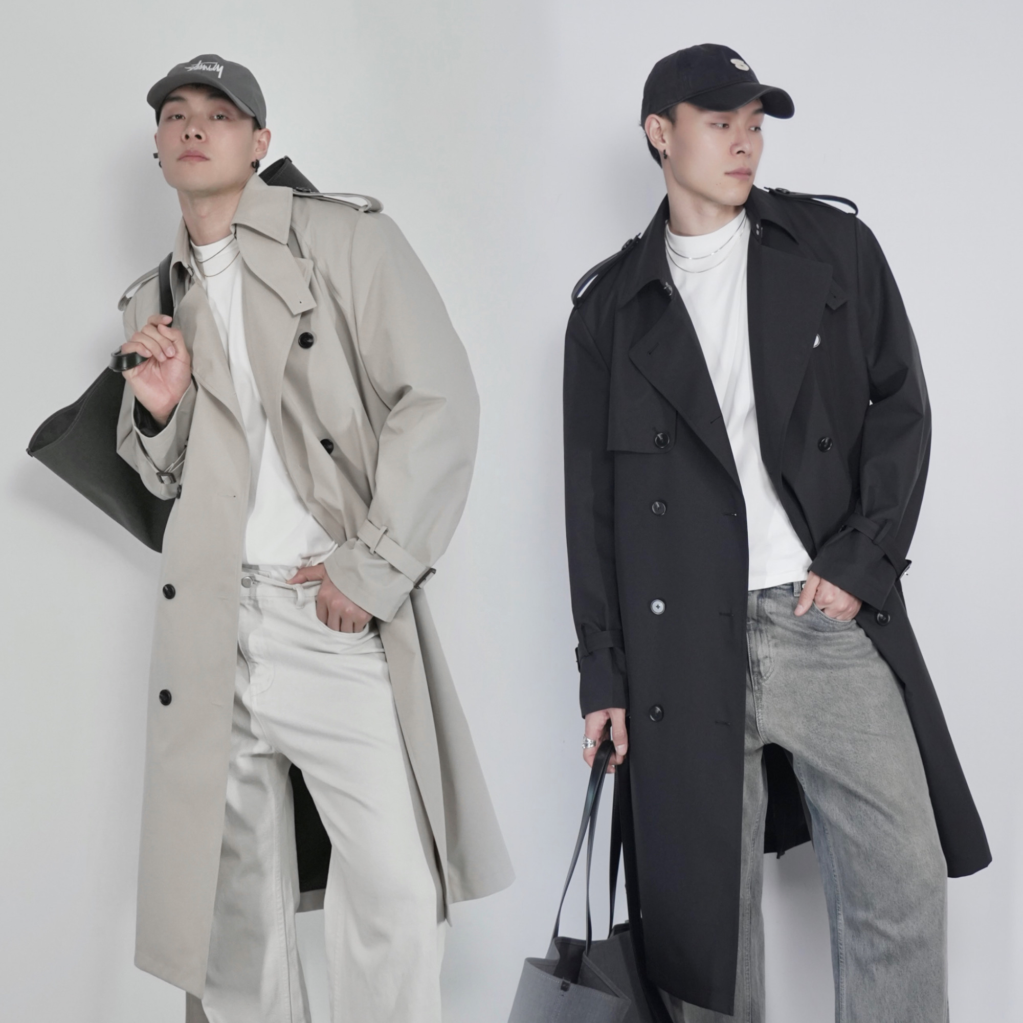 「战壕风衣」一米九高个子经典长款有型休闲百搭阔版外套宽松