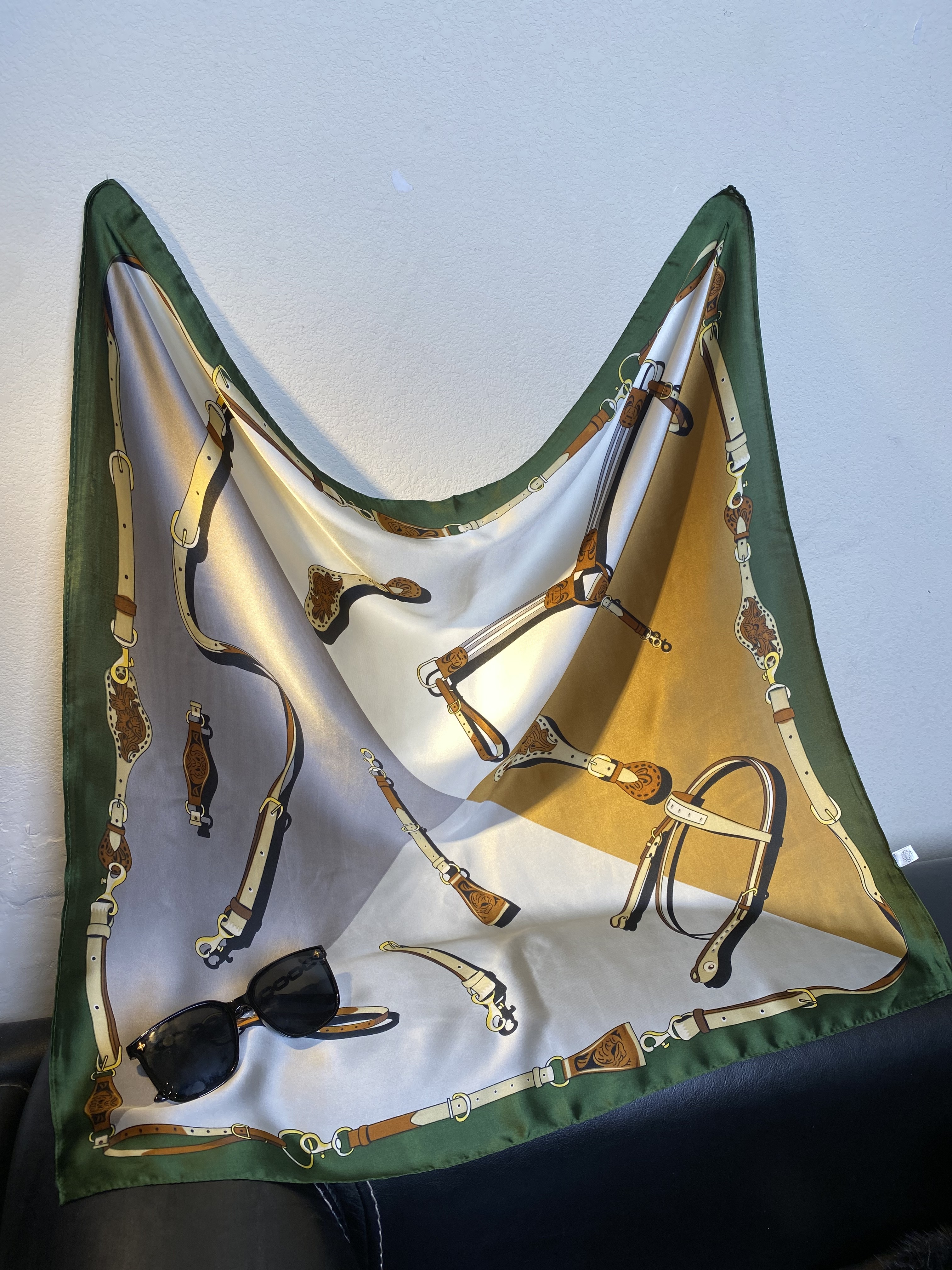 100新款夏季百搭杭州丝绸真丝丝巾70*70#5109