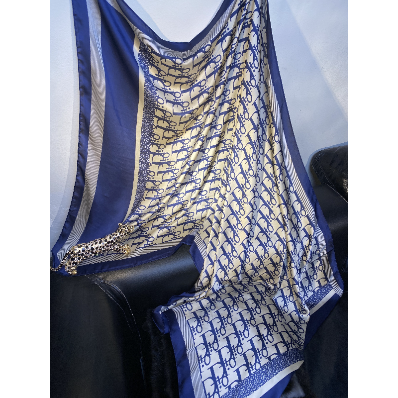 100新款夏季百搭杭州丝绸香云缎丝巾90*180#3901