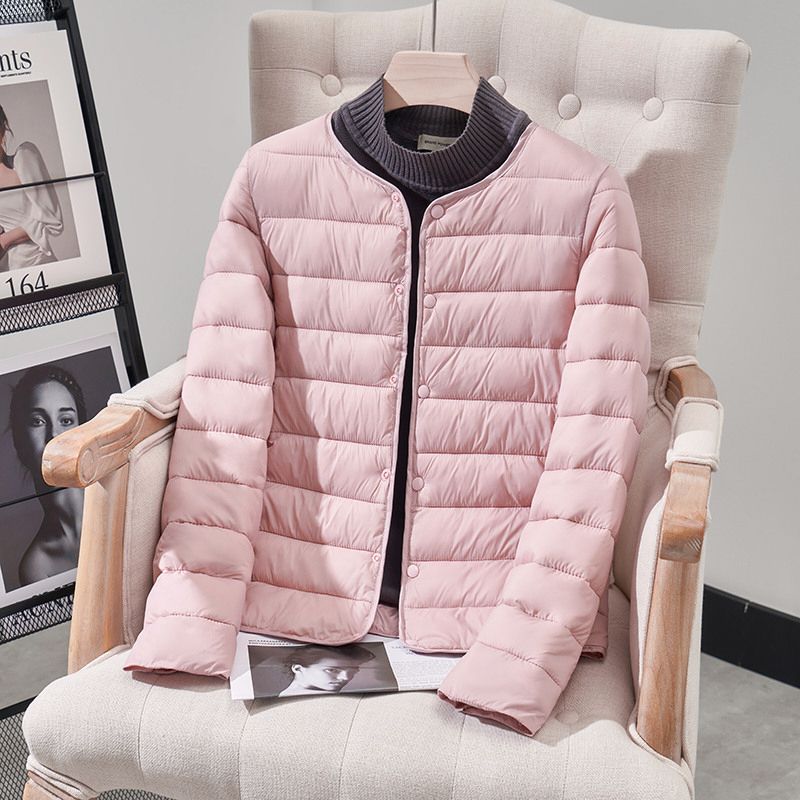 艾菜依反季轻薄羽绒羽绒服棉户外运动女短款2023年秋冬季保暖内胆