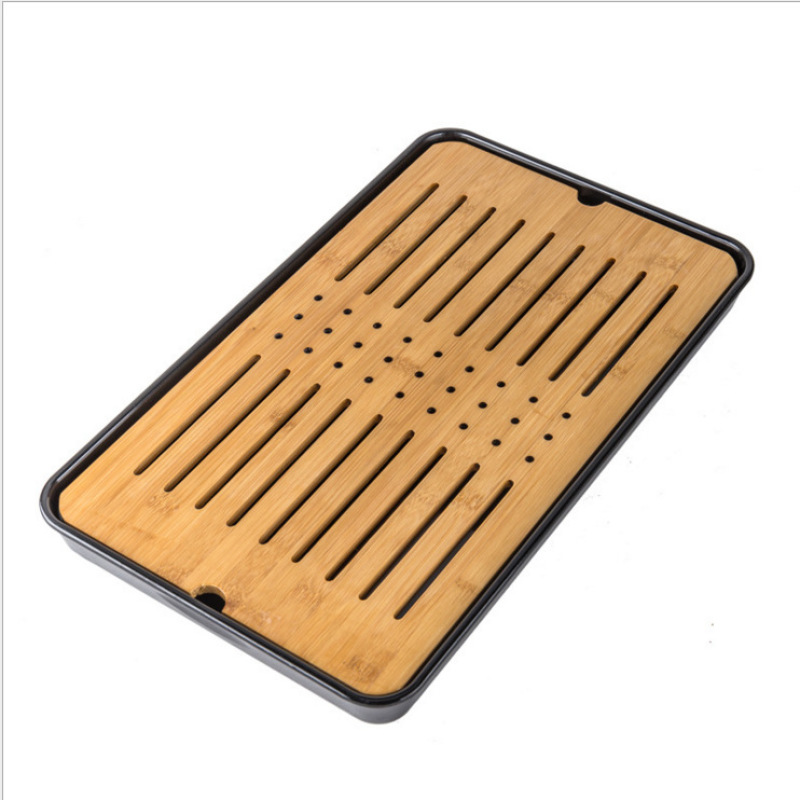 晟翔茶盘干泡台密胺竹制茶盘酒店家用功夫茶盘