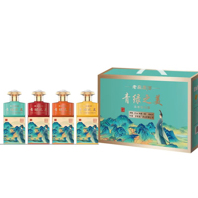 老廠原青绿之美   52度  500ml  浓香型白酒52度